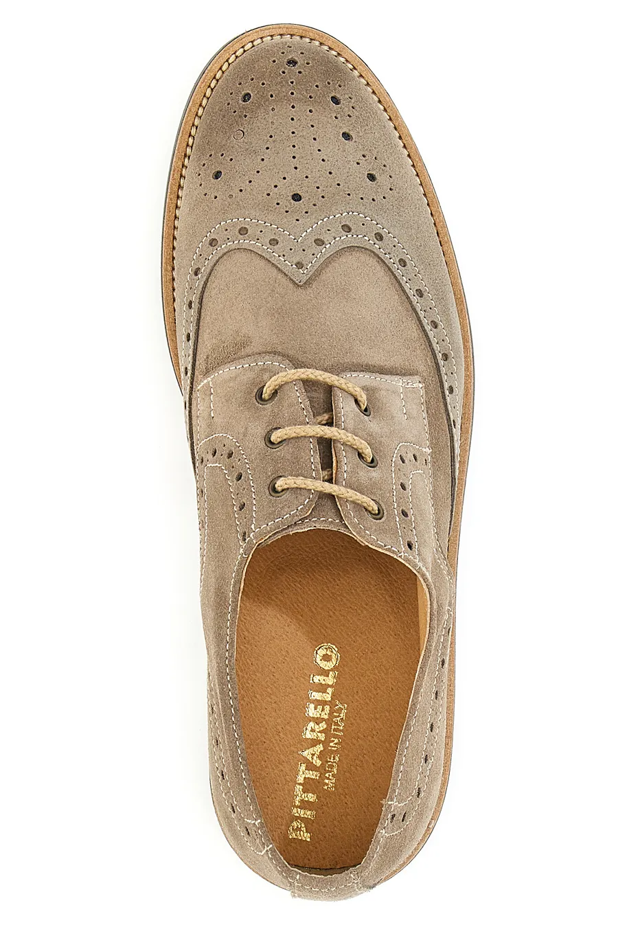 Scarpe Stringate Pittarello 52031 Beige