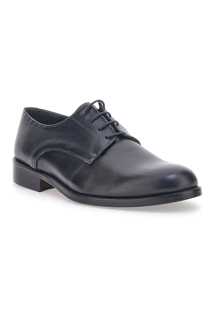 Scarpe Stringate Vera Pelle Nera Pittarello 77201