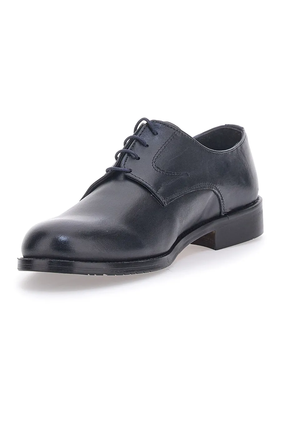 Scarpe Stringate Vera Pelle Nera Pittarello 77201