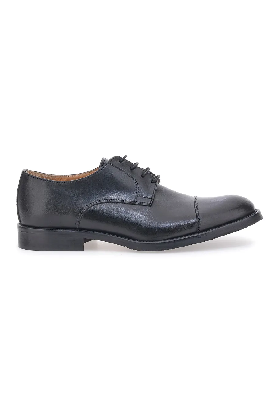 Scarpe Stringate Vera Pelle Nere Pittarello 5051