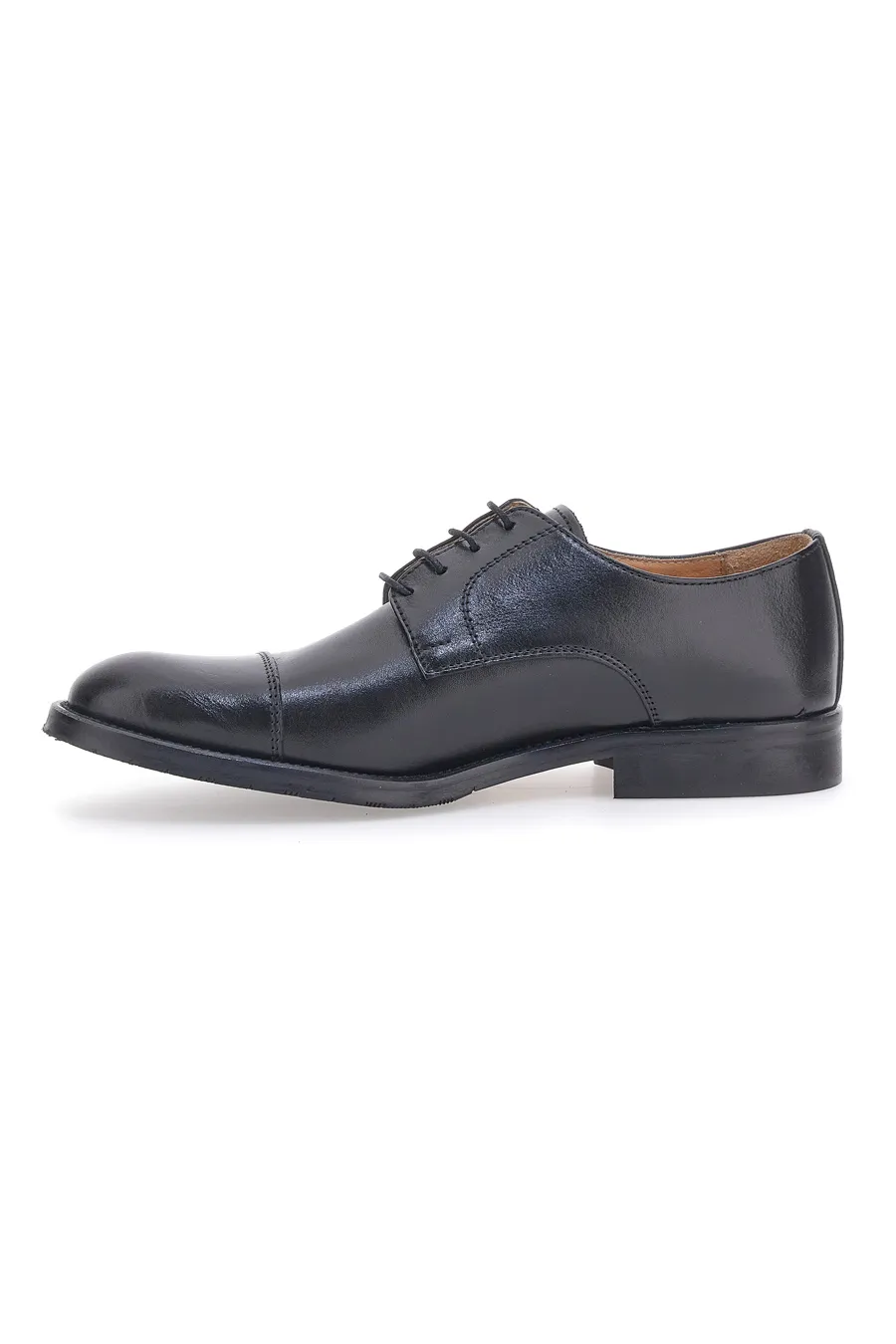 Scarpe Stringate Vera Pelle Nere Pittarello 5051