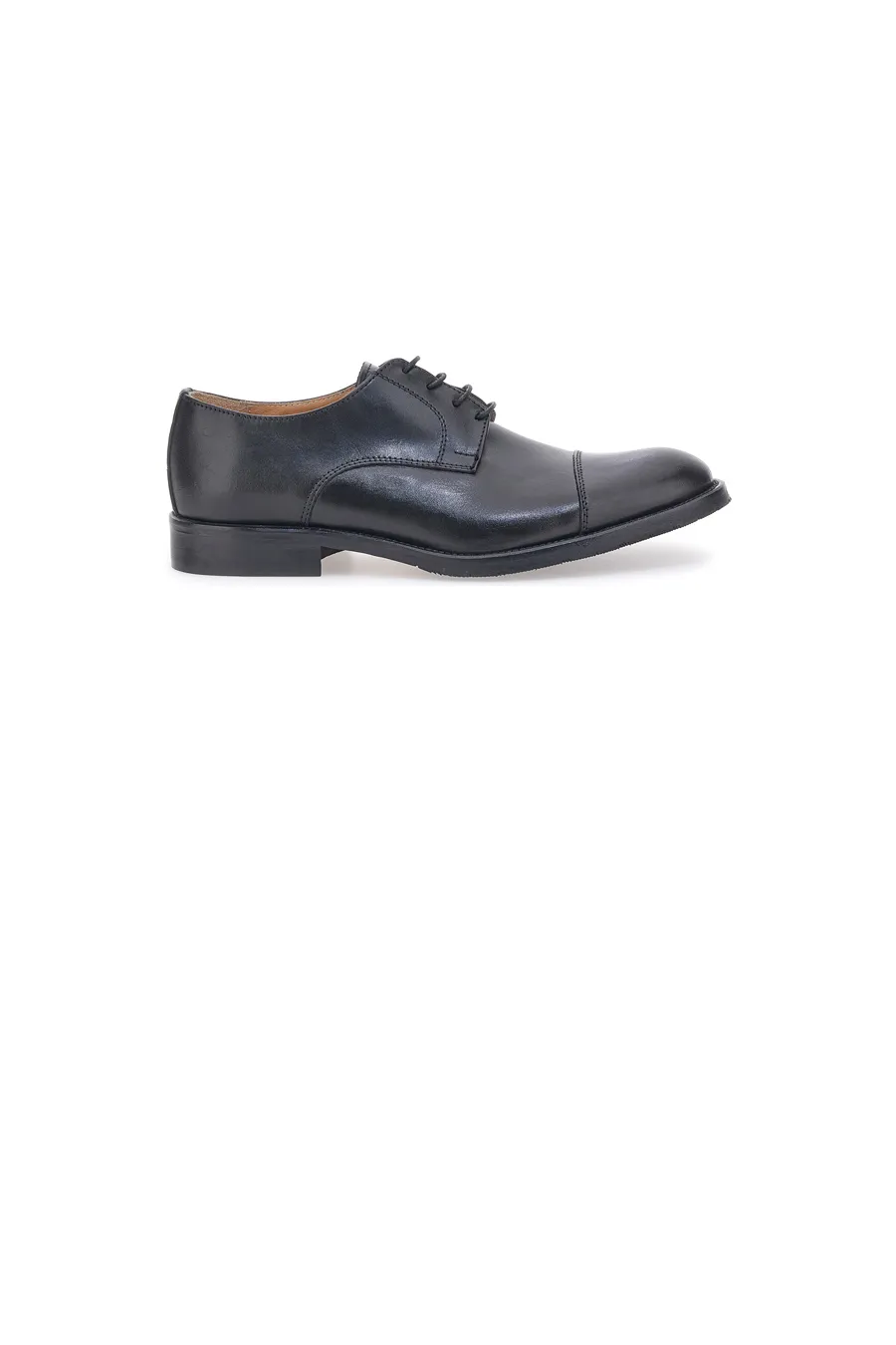 Scarpe Stringate Vera Pelle Nere Pittarello 5051