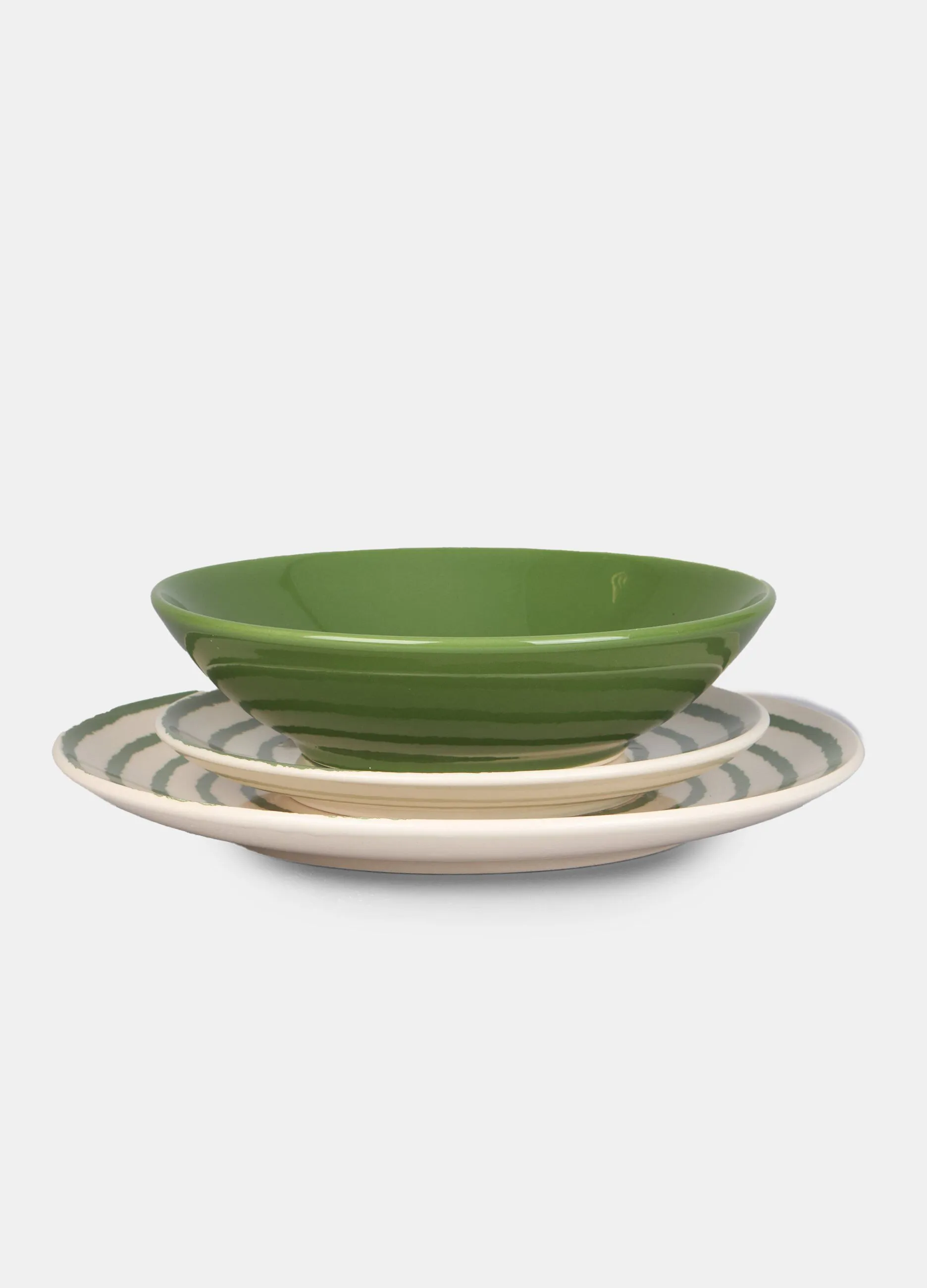 Set 18 piatti in ceramica
