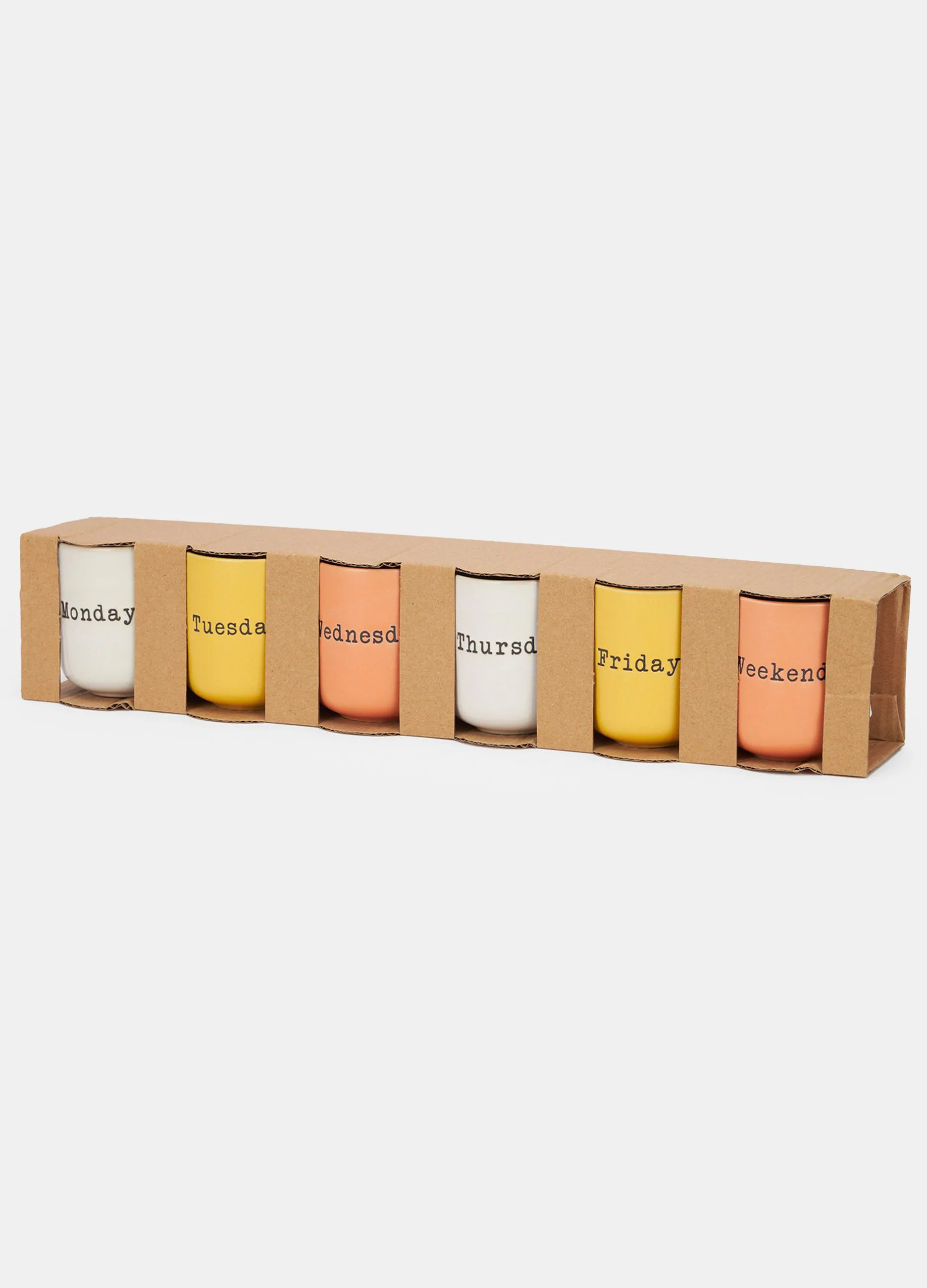 Set 6 tazzine in ceramica
