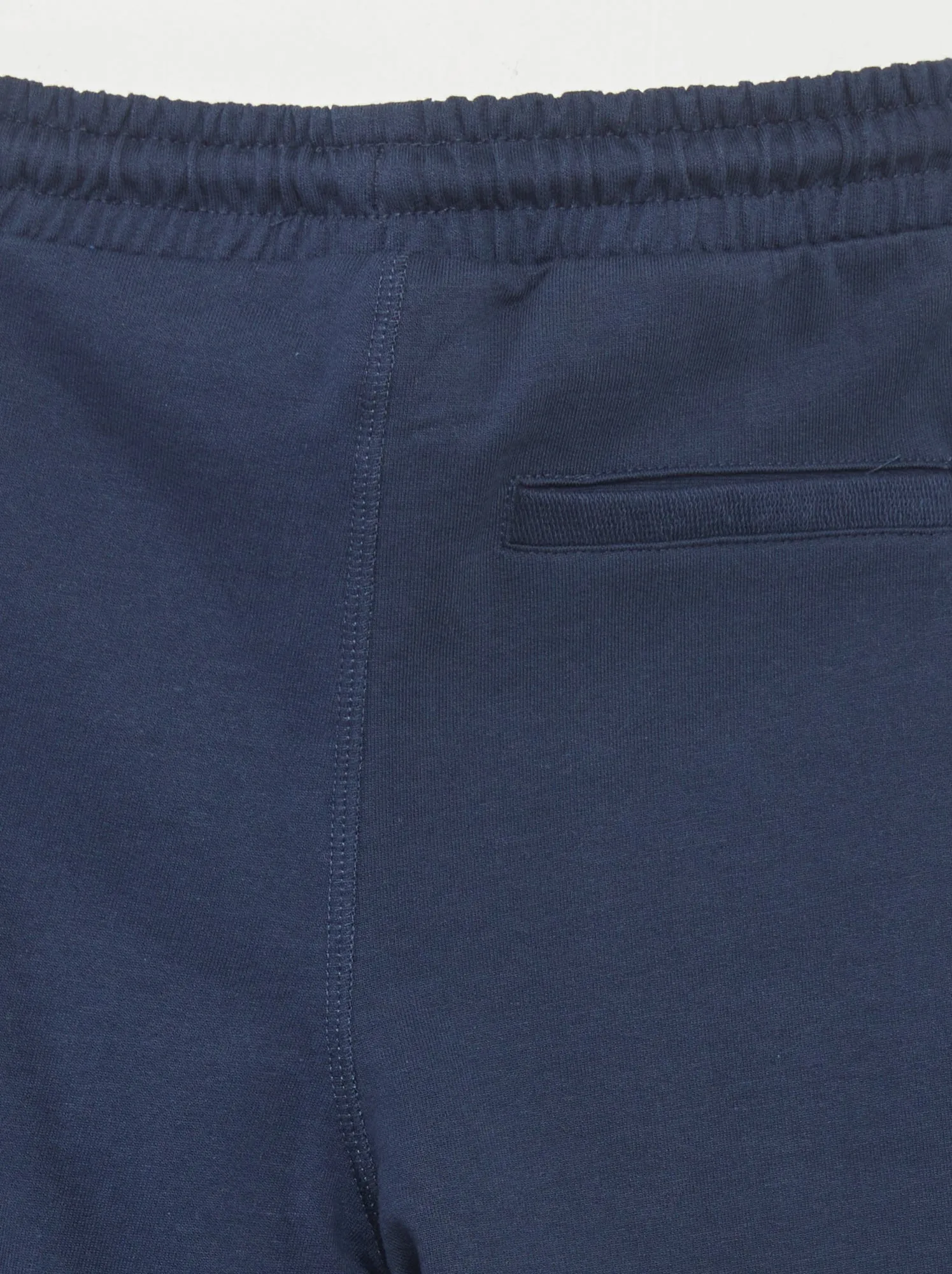 Shorts in tessuto felpato - NERO