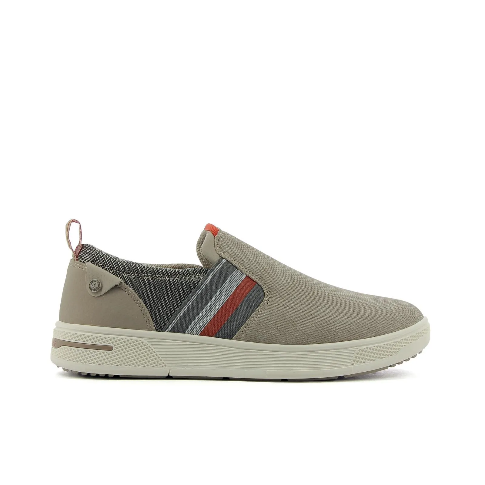 Slip on beige in tessuto