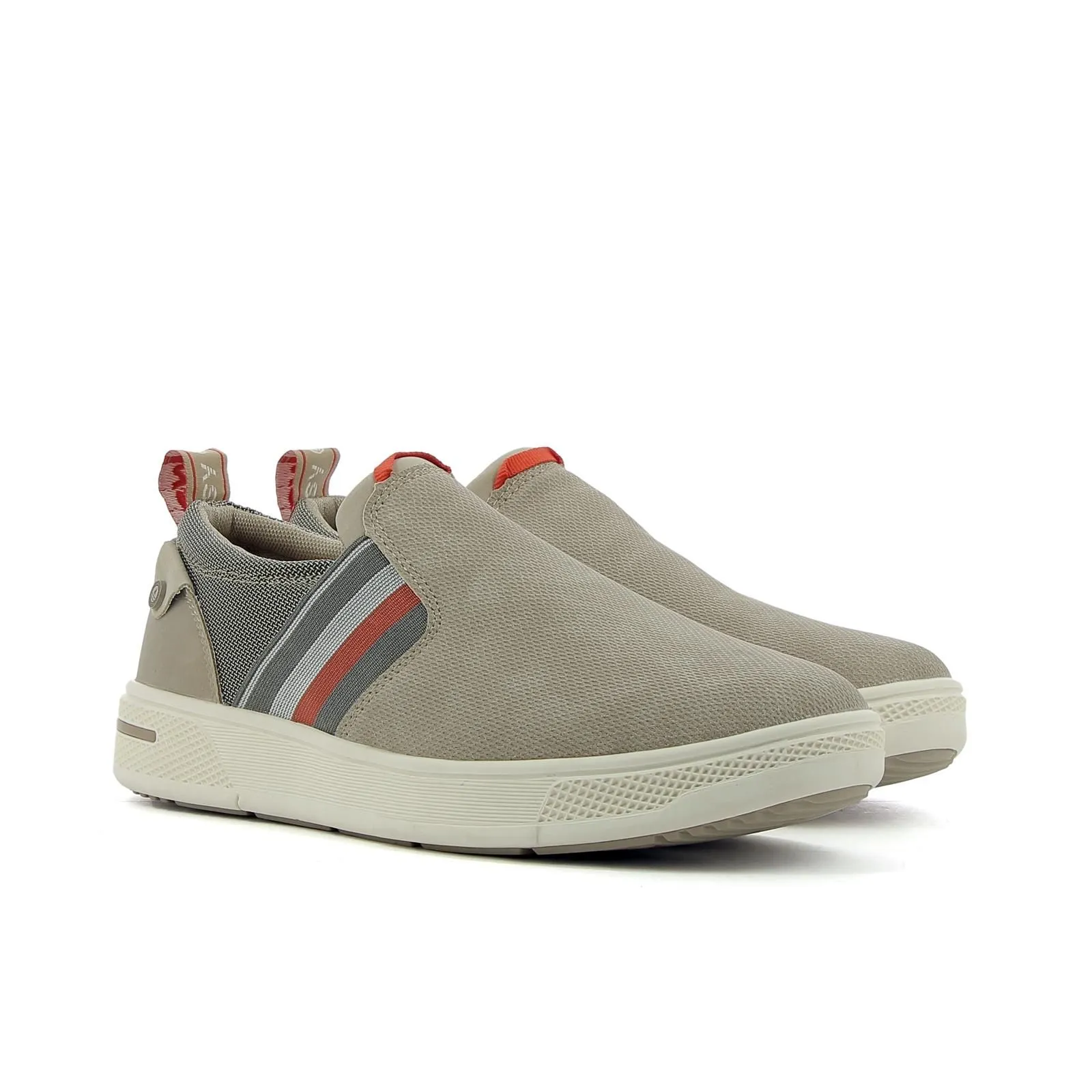 Slip on beige in tessuto