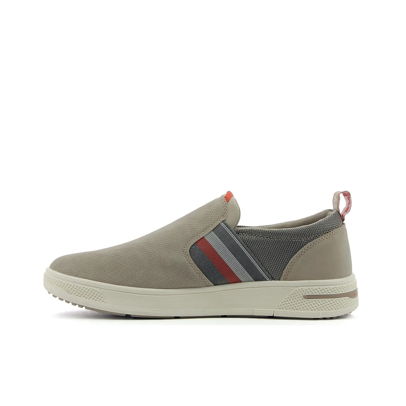 Slip on beige in tessuto