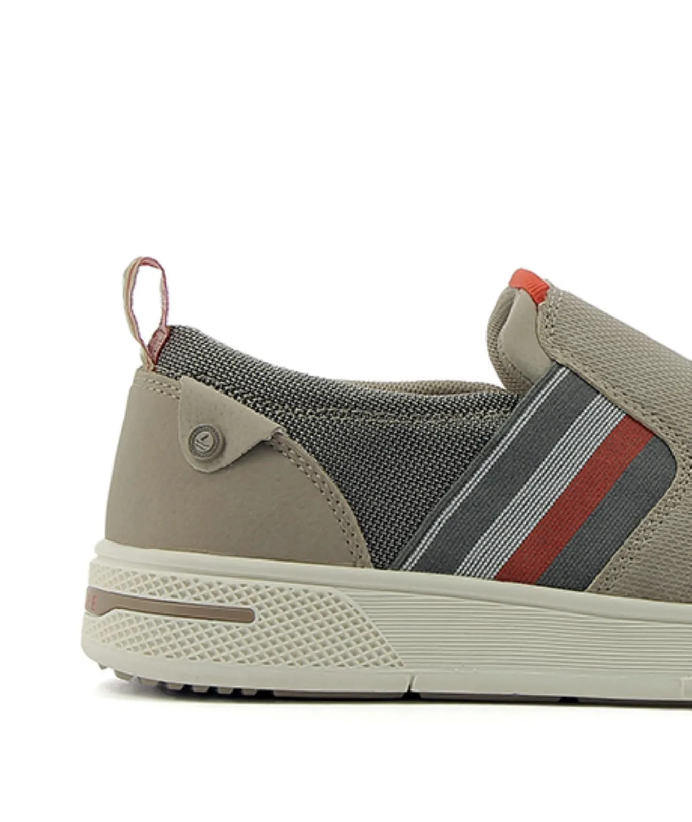 Slip on beige in tessuto
