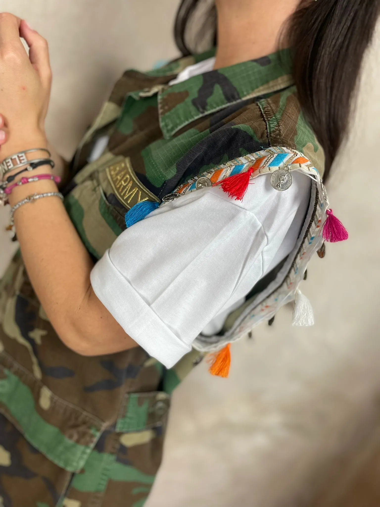 Smanicato Camouflage Vintage Medagliette