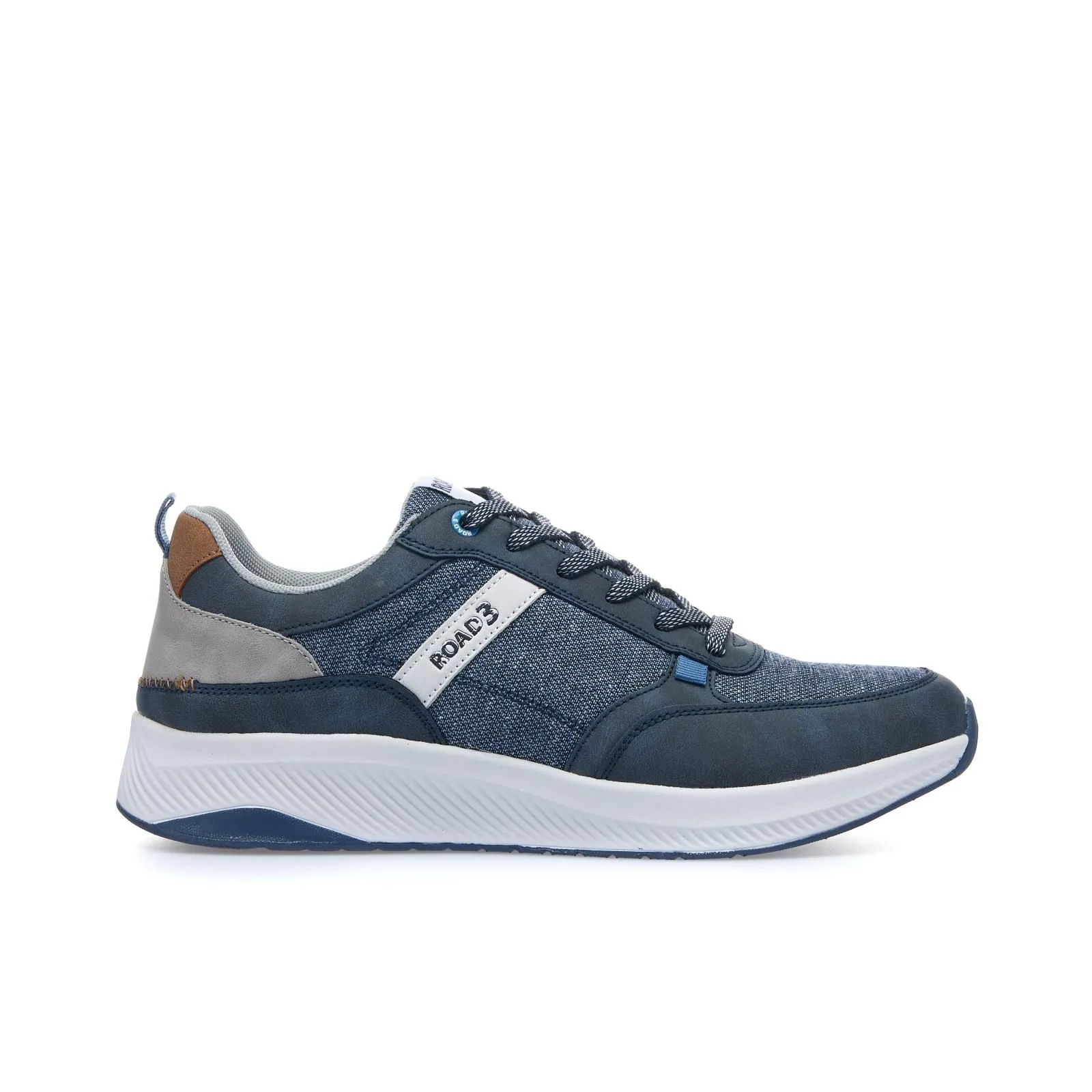 Sneakers blu in tessuto