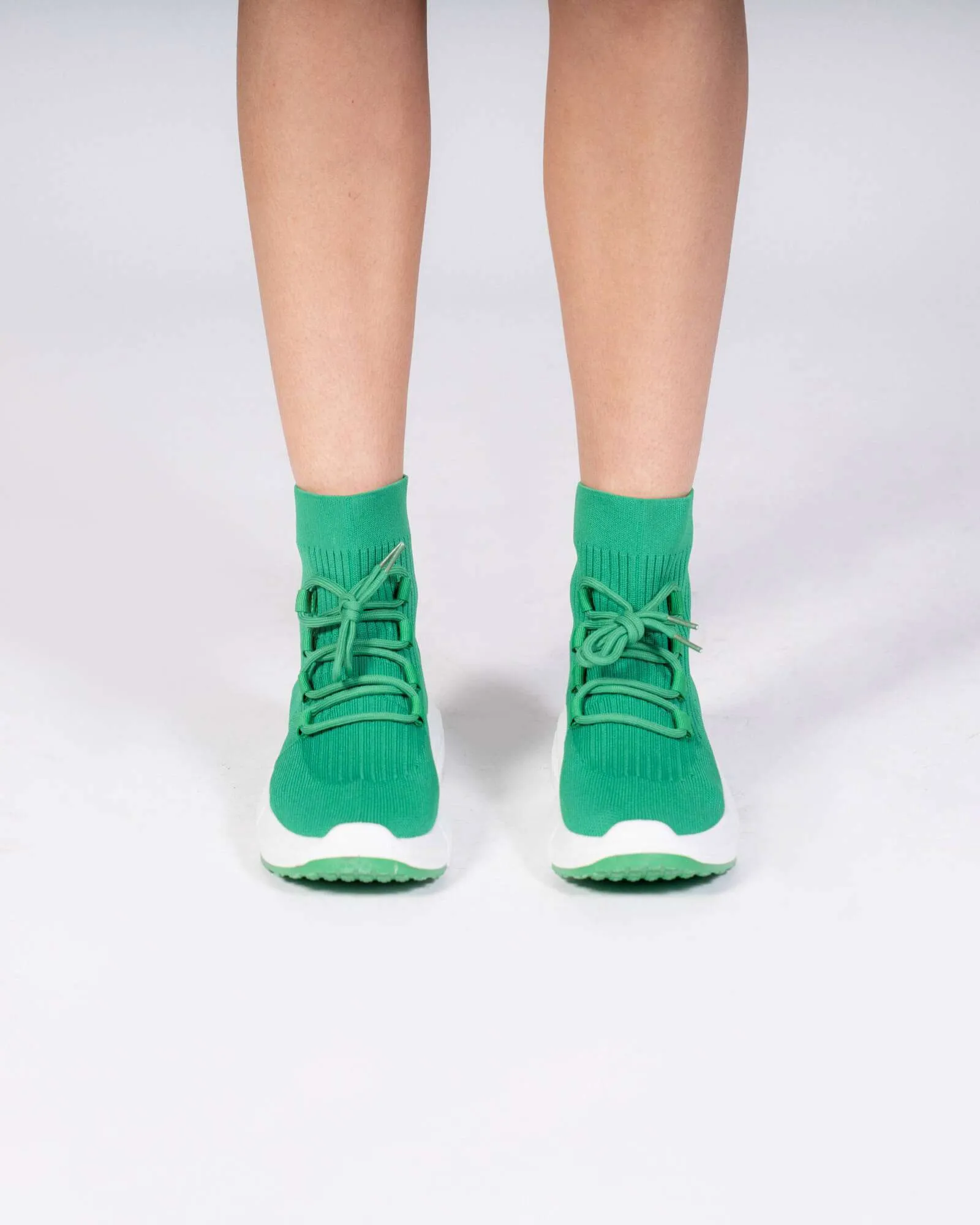 Sneakers in tessuto – Verde