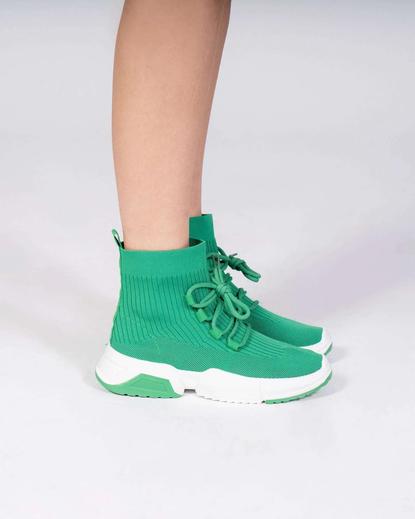 Sneakers in tessuto – Verde