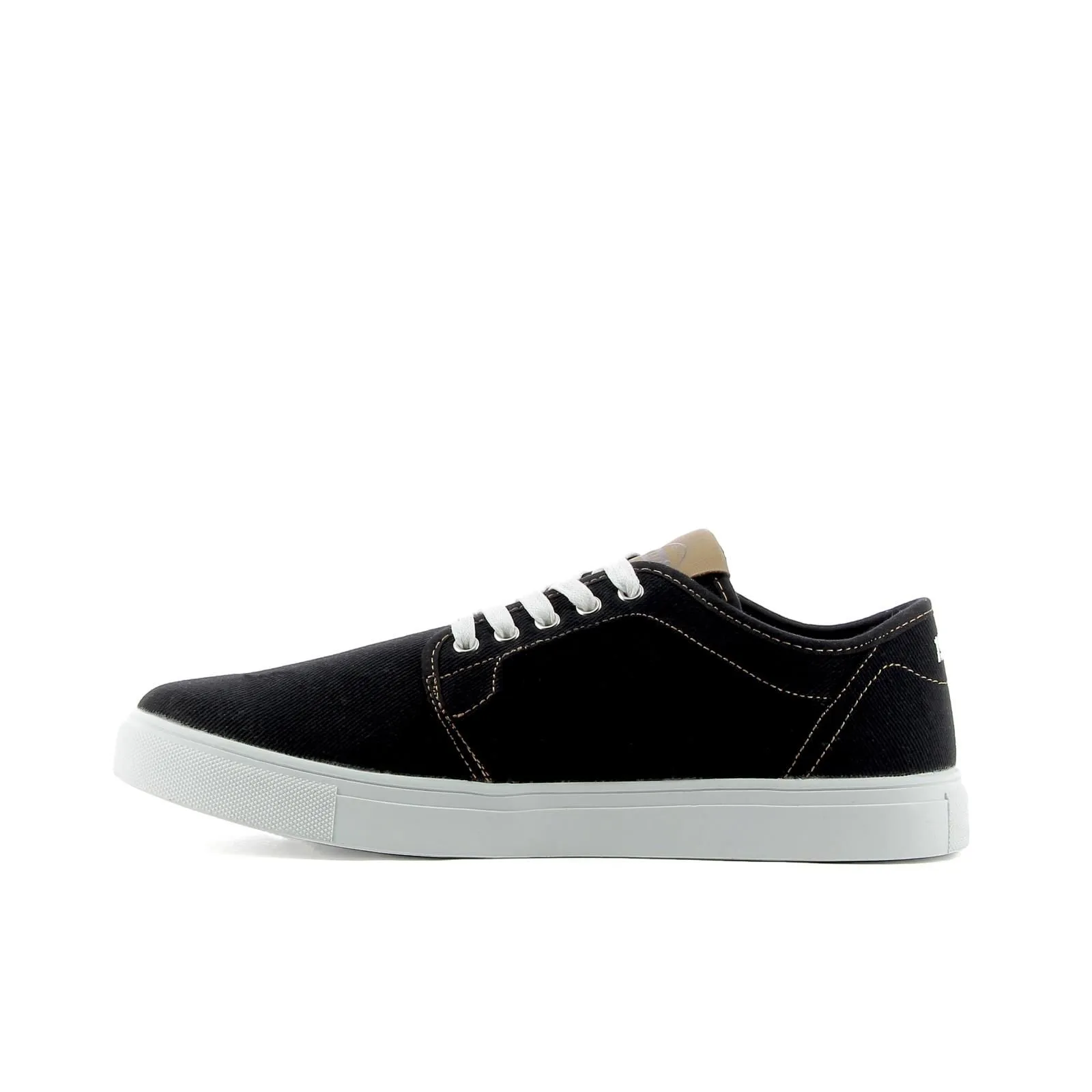 Sneakers nere in tessuto
