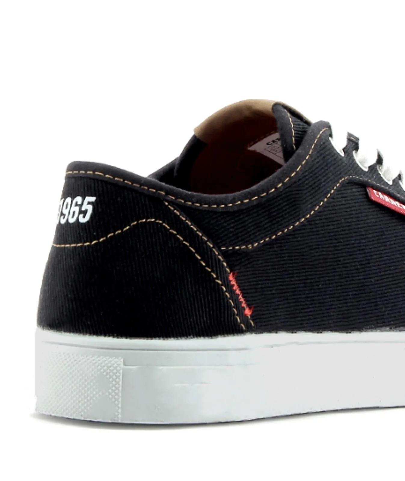 Sneakers nere in tessuto