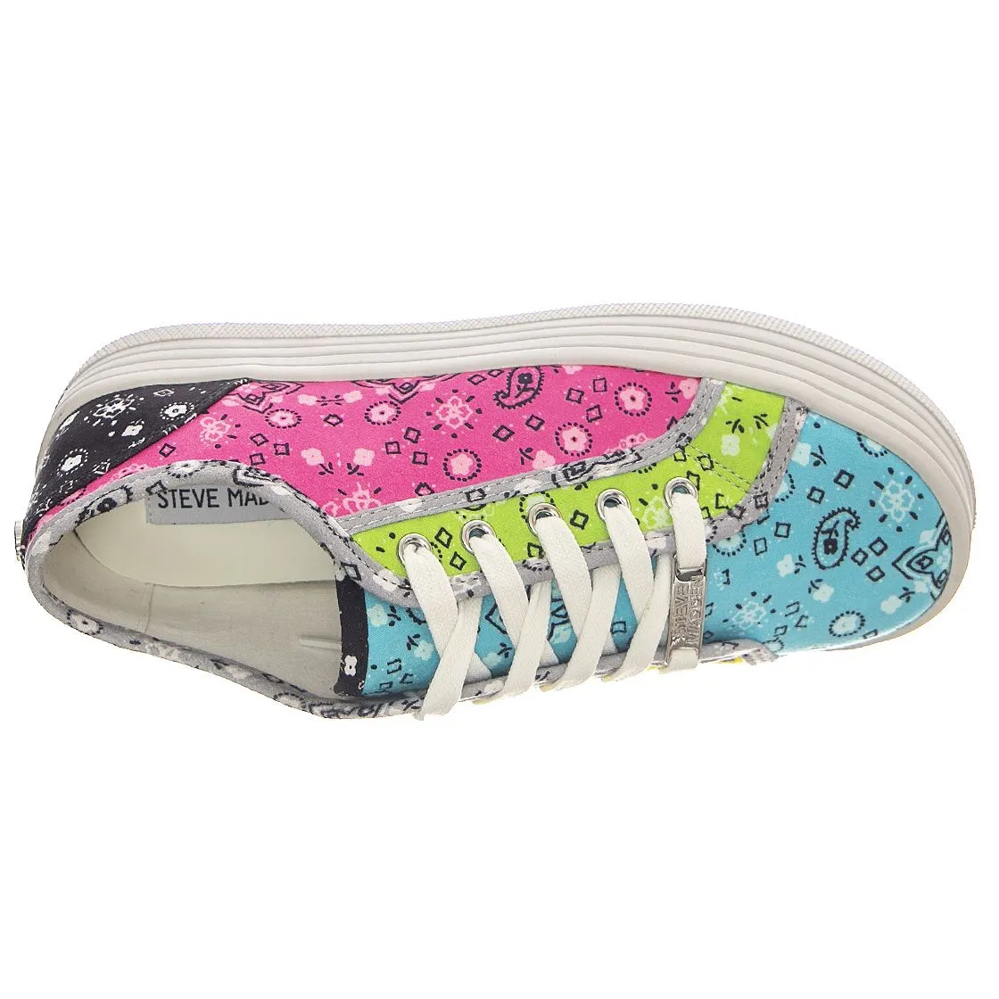 Steve Madden Bobbi - Scarpe Stringate Profilo Basso Donna Multicolore    