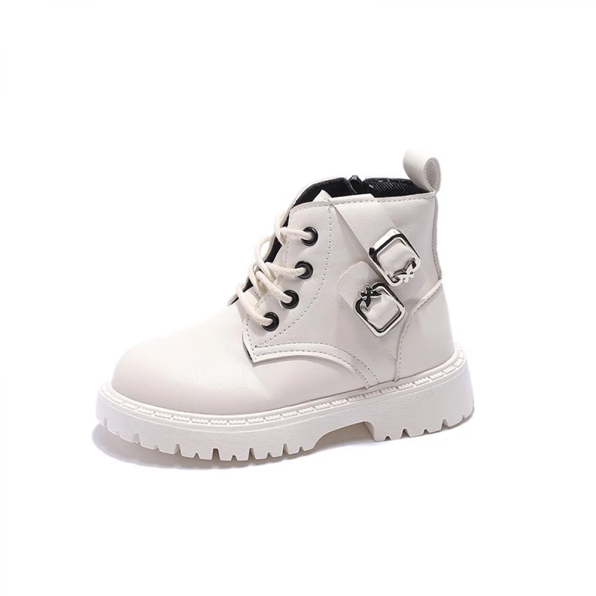 Stivali da ragazza con tacco basso antiscivolo Scarpe comode da ragazza primavera autunno per bambini Scarpe eleganti formali di