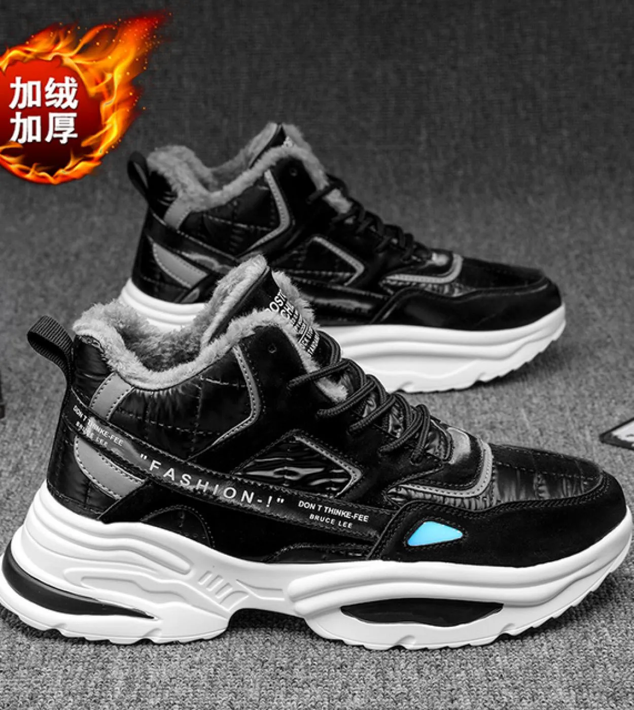 Stivali da uomo 2022 nuove pantofole invernali scarpe da uomo calde scarpe da ginnastica in peluche antiscivolo impermeabili sca