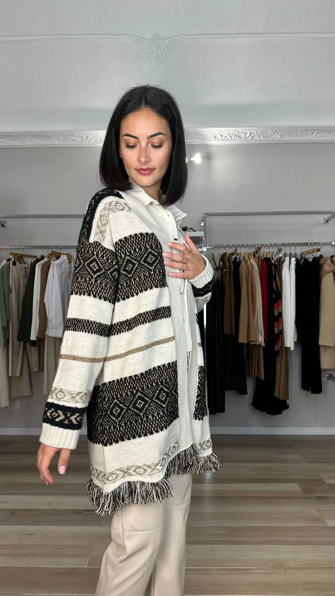 Susy mix cardigan lungo