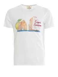 T-SHIRT BIANCA IN LINO