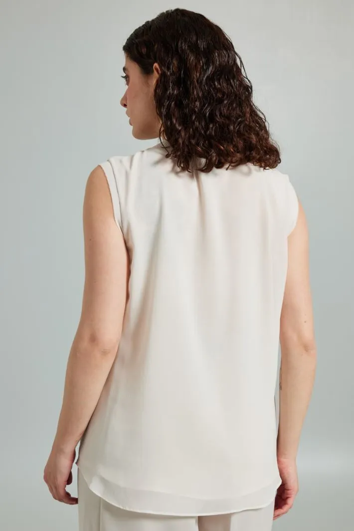 Top con paillettes