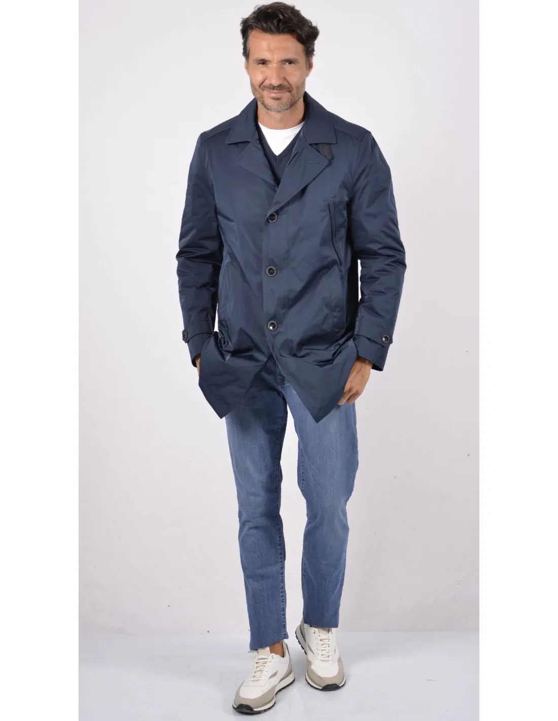 Trench Blu imbottito Mod Parma A/I JPT