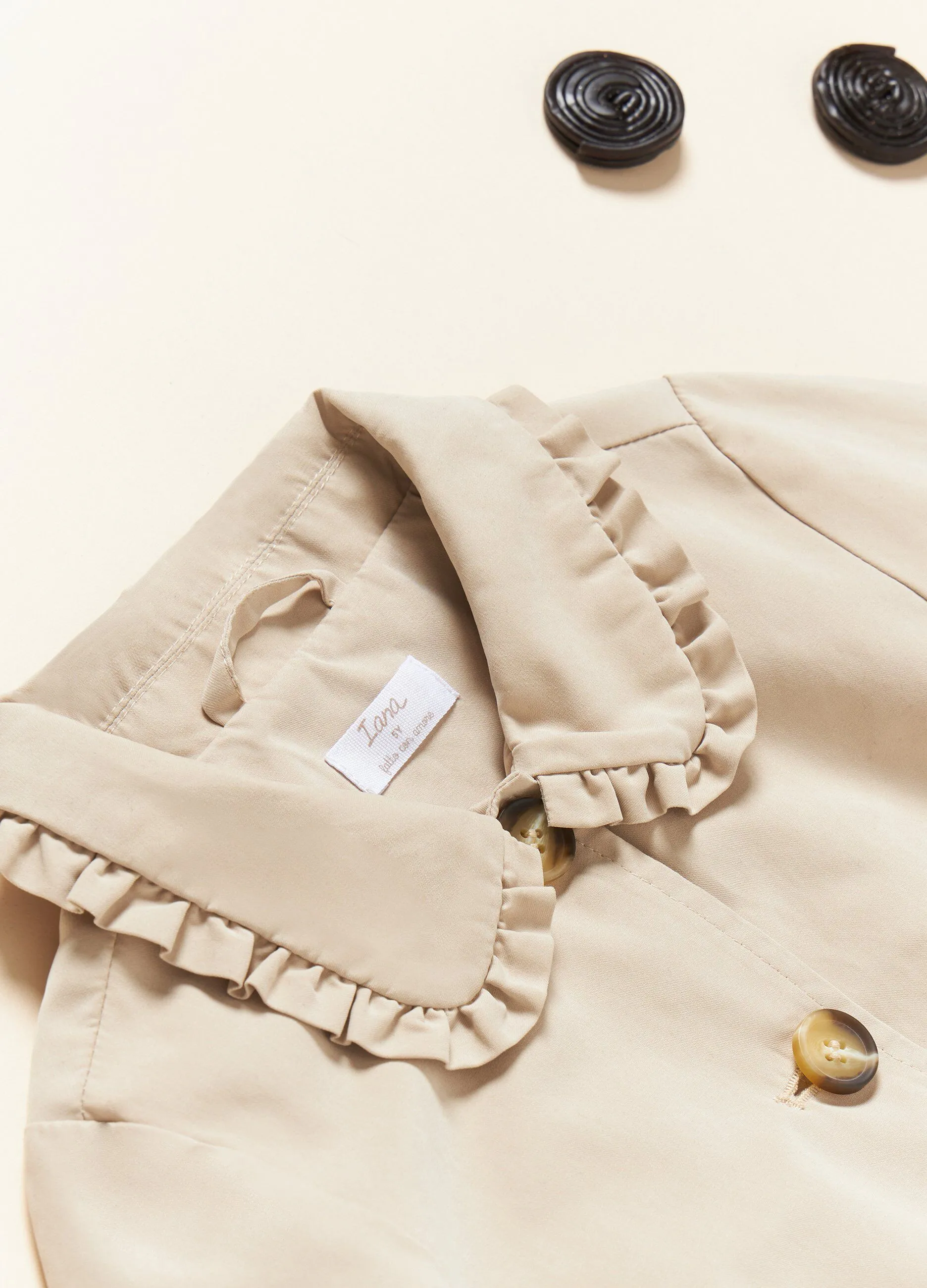 Trench in tessuto manopesca IANA