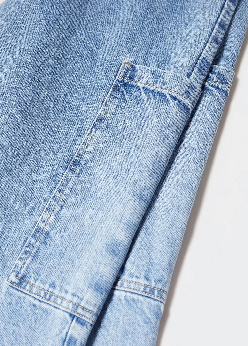Tuta denim cargo