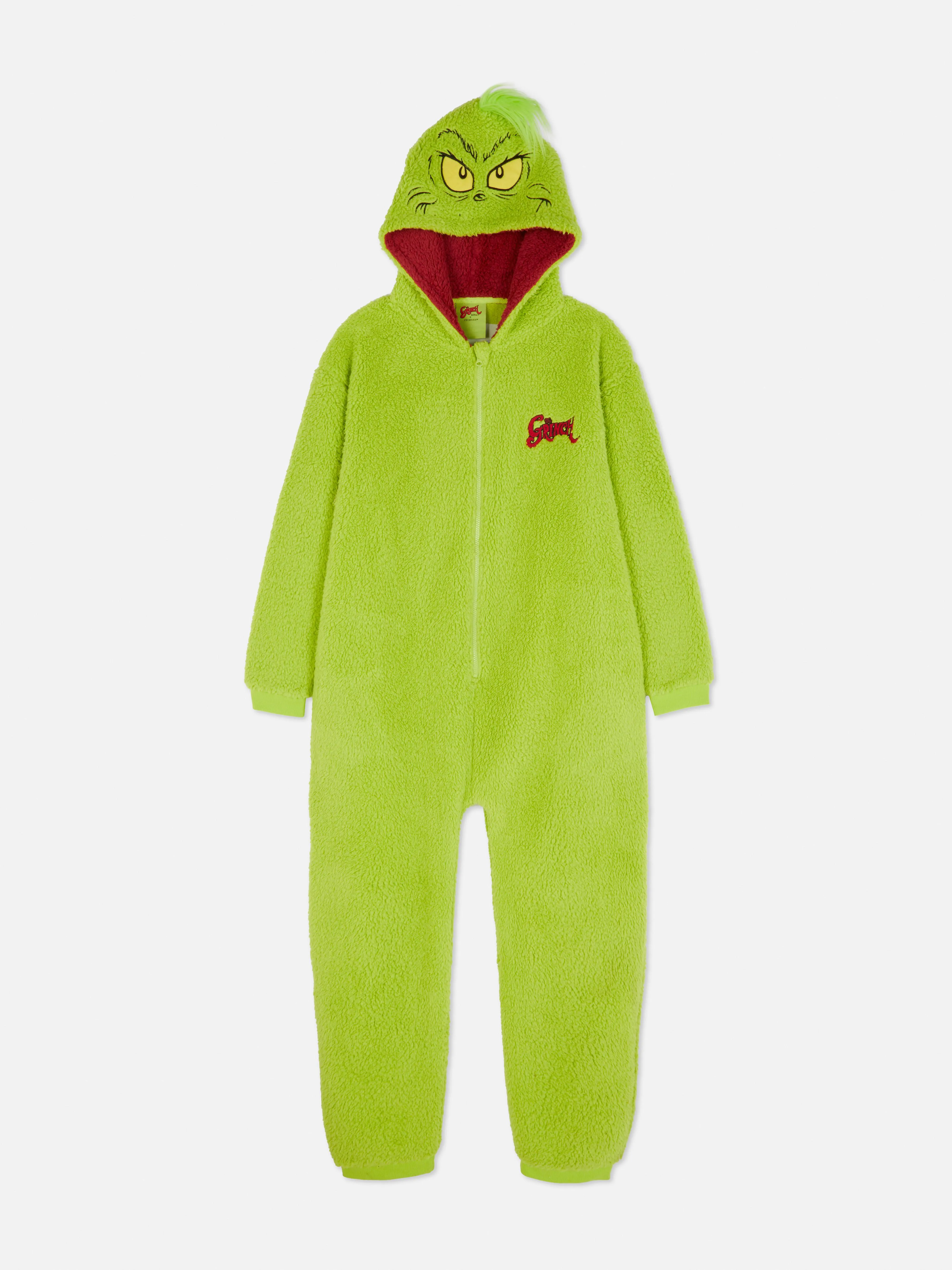Tuta natalizia soffice da donna Il Grinch
