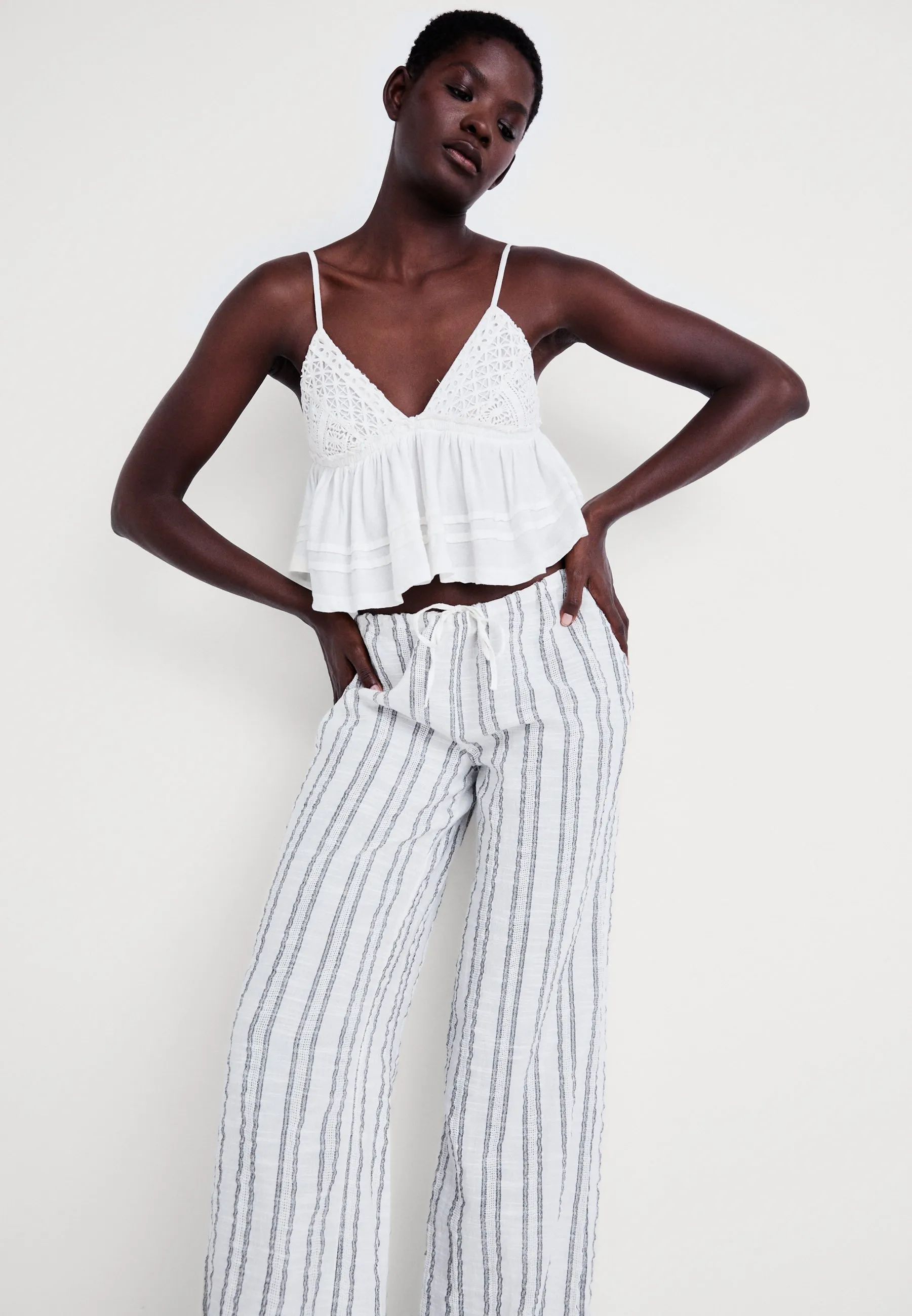 WIDE LEG PANT - Pantaloni