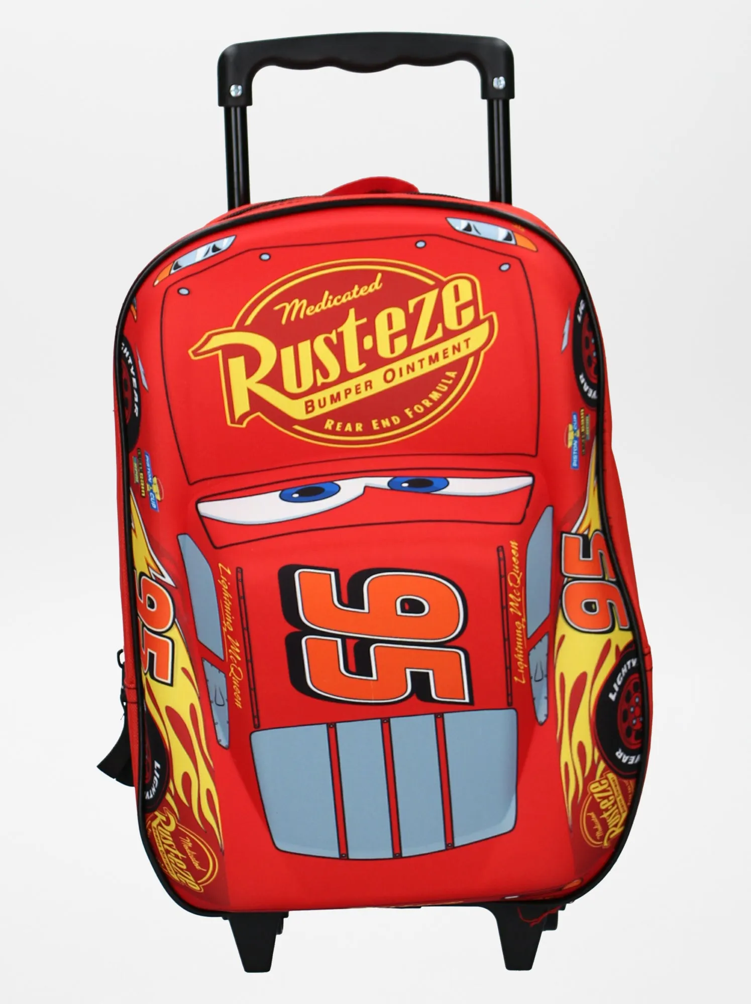 Zaino con rotelle 'Cars' - ROSSO