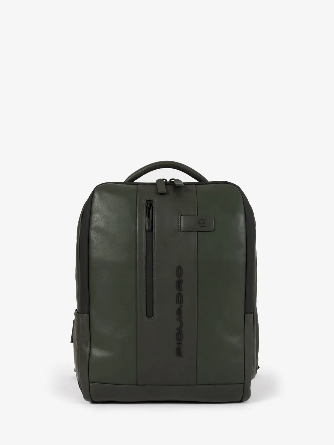 Zaino in pelle porta pc 14'' verde