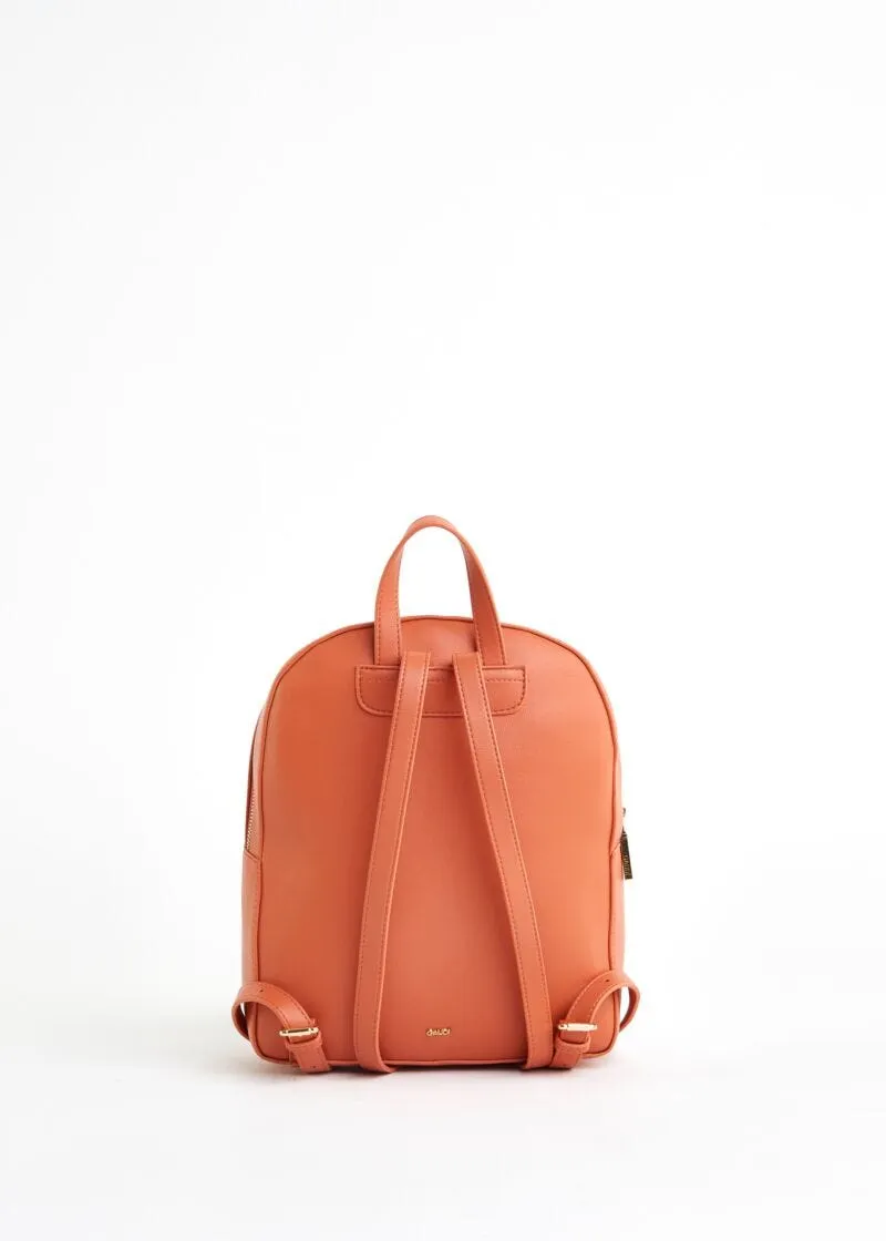 Zaino in similpelle intrecciata