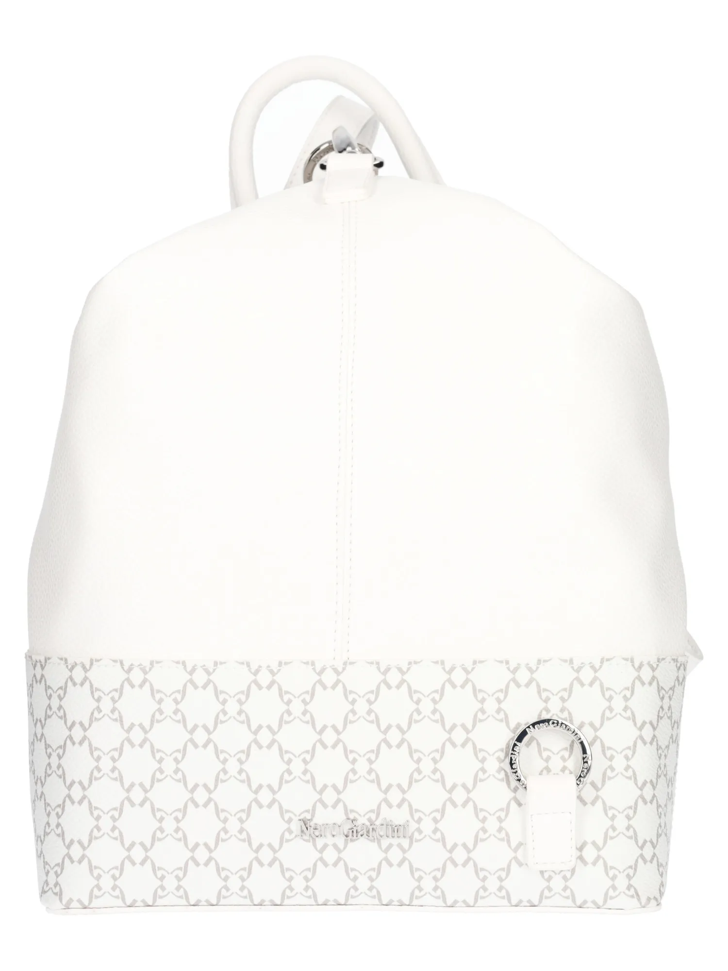 Zaino Nero Giardini da donna bianco