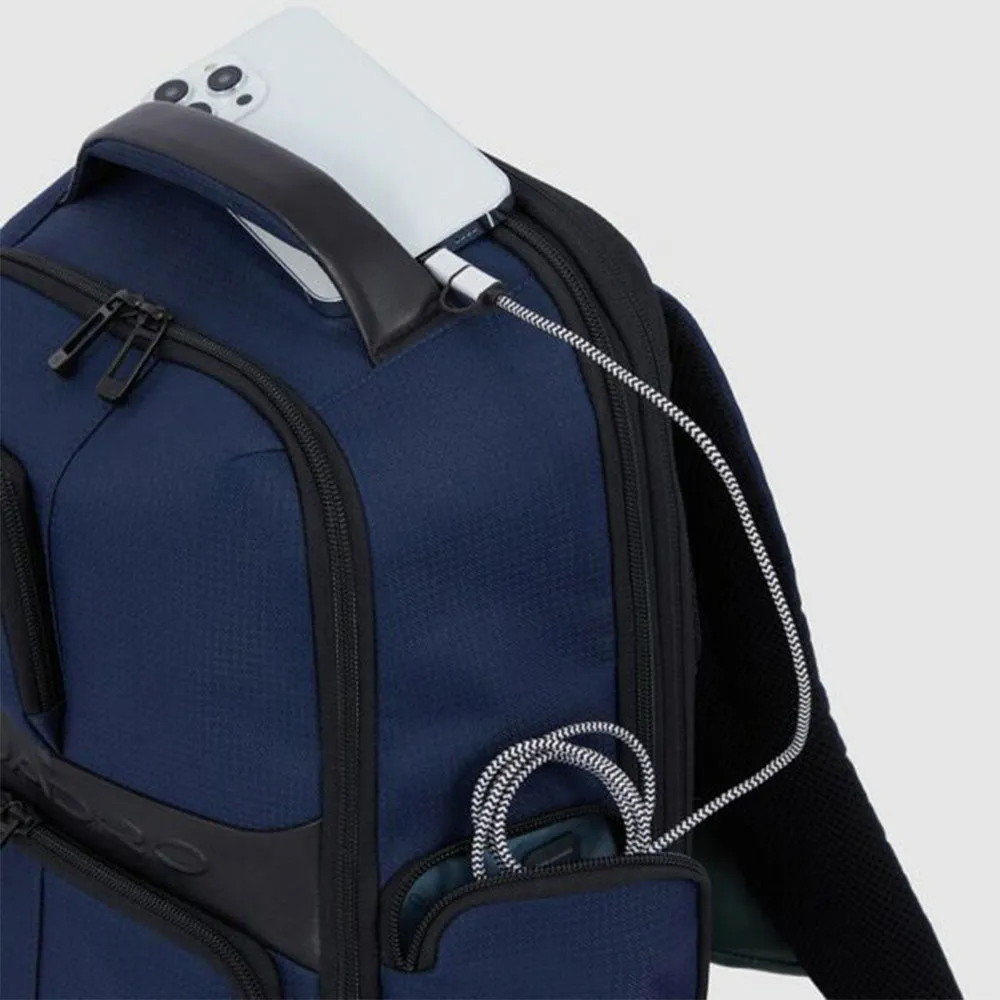 Zaino PIQUADRO porta Pc 15,6 in Tessuto Colore Nero Linea Wollem - CA6239W129BM