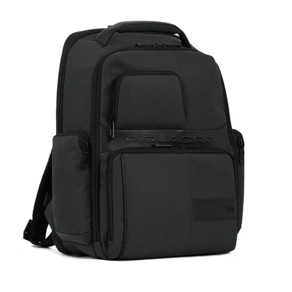 Zaino PIQUADRO porta Pc 15,6 in Tessuto Colore Nero Linea Wollem - CA6239W129BM