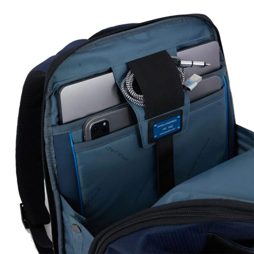 Zaino PIQUADRO porta Pc 15,6 in Tessuto Colore Nero Linea Wollem - CA6239W129BM